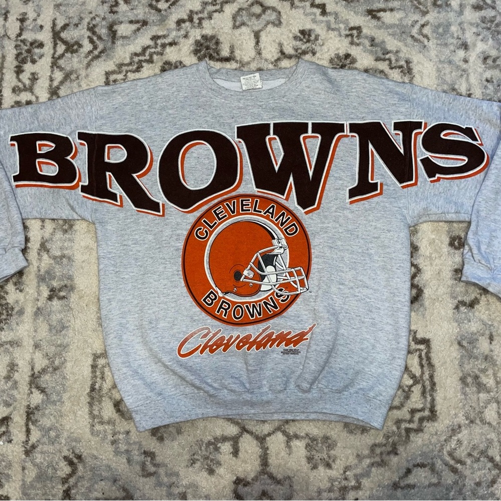 Vintage 1995 Cleveland Browns Crewneck Sweatshirt size LARGE
